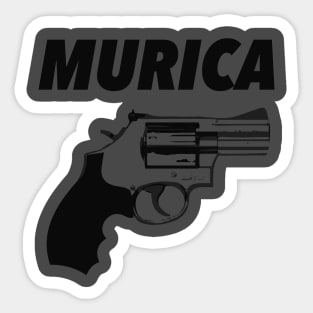 Murica - Home Of The Armed And Courageous Sticker